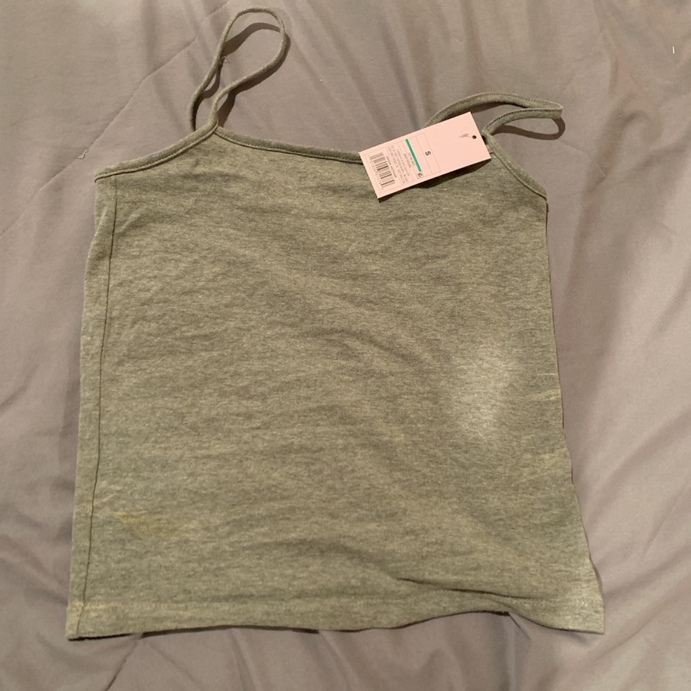 Size S grey crop top from target